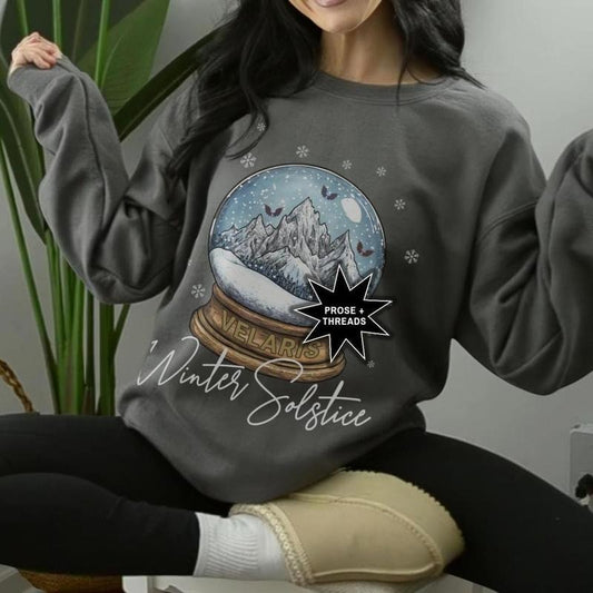 Acotar Velaris Solstice Sweater, Sarah J Maas Merch Sarah J Maas Rhysand Acotar Shirt Feyre Booktok Merch Bookstagram Romantasy