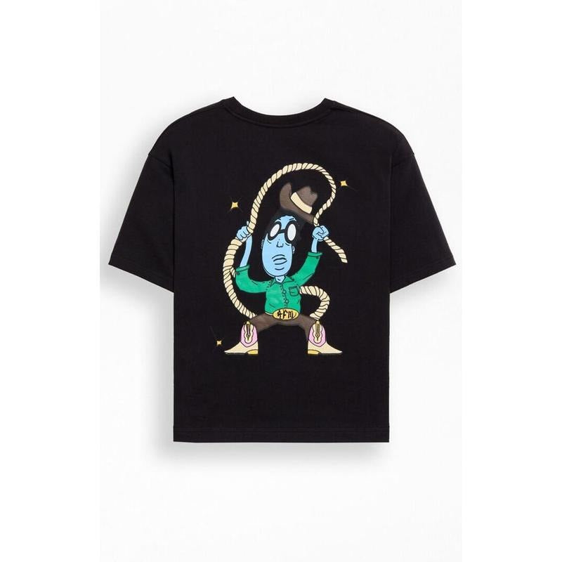 Action Figure Miles Men's Lasso Cropped T-Shirt - Multicolor Hoodie, Sweatshirt | DripVista.com