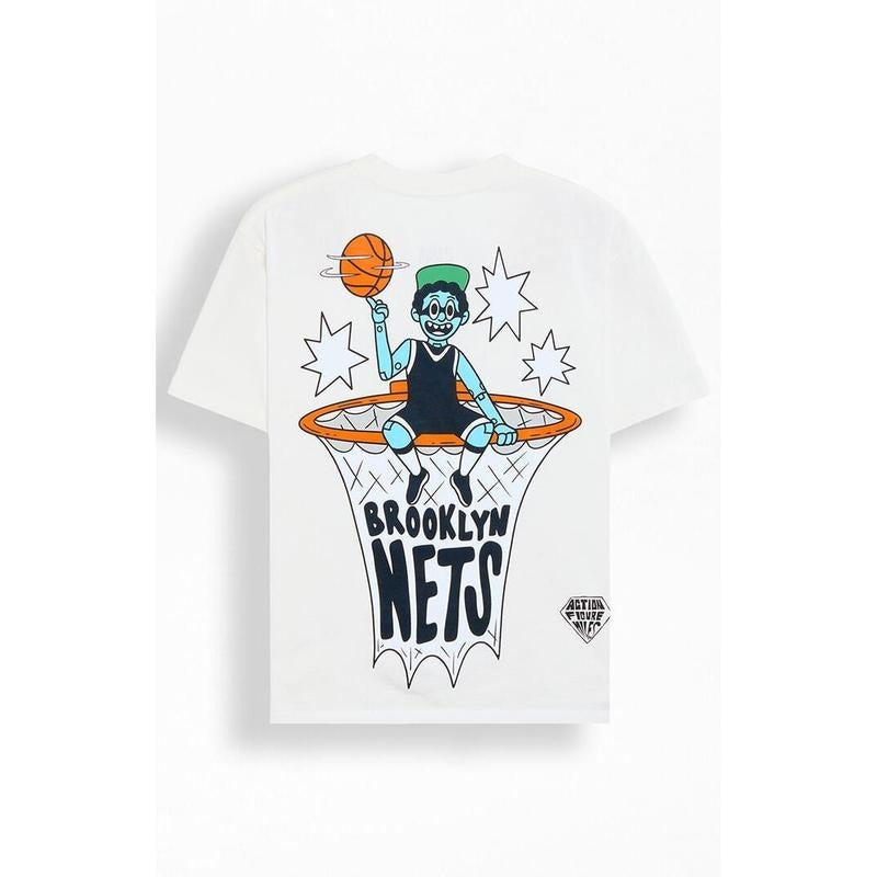 Action Figure Miles Men's NBA All-Stars Brooklyn Nets T-Shirt - Multicolor Hoodie, Sweatshirt | DripVista.com