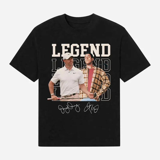 Adam Sandler & Rory McIlroy Shirt, Casual Fit, Medium Fabric, Machine Washable, 100% Cotton - Womenswear, Top