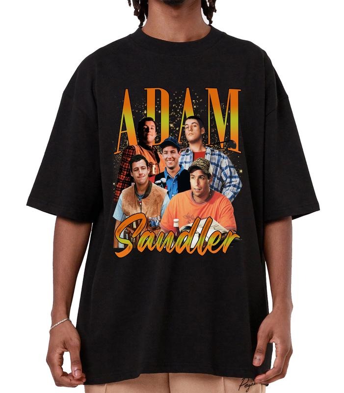 Adam Sandler Graphic T-shirt, Retro 90's Adam Sandler Fans Homage T-shirt, Gift For Women and Men
