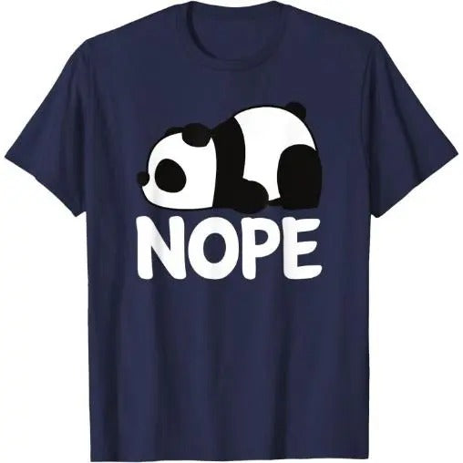 Adorable Animal Tired Sleeping Nope Cute Panda Bear Graphic T-Shirt Hoodie, Sweatshirt | DripVista.com