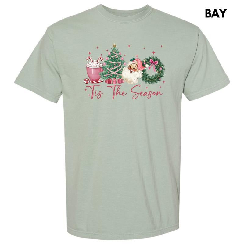 Adorable Christmas Tis The Season Comfort Colors T-Shirt 'NLB' Hoodie, Sweatshirt | DripVista.com