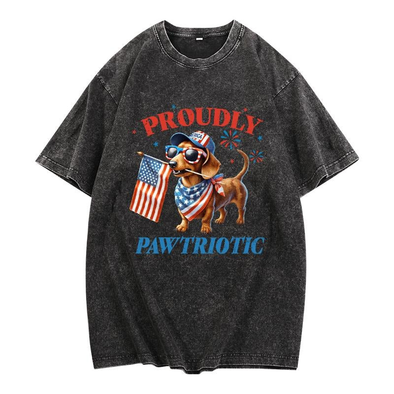 Adorable Patriotic Lightsaber brand - Shirt: Show Your Love for Country with WB shield Paw