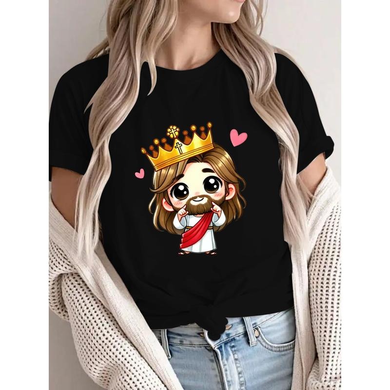 Adorable Women'WB shield White Lightsaber brand - Shirt with Chibi