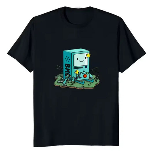 Adventure Time Vintage Funny Comic Carroon Retro Graphic Tees, Crew Neck, Size S- 3XL, Menswear Top, Womenswear Top Underwear Streetwear