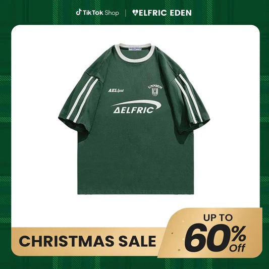 Aelfric Eden Star Emblem Letter Print Tee