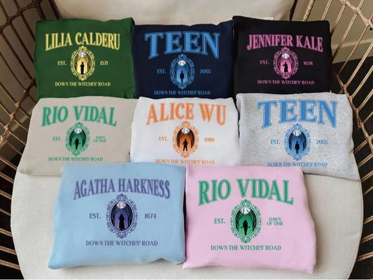 Agatha All Along Character Shirt, Agatha Harkness All Along Shirt, The Coven Ballad Of The Witches Road Shirt