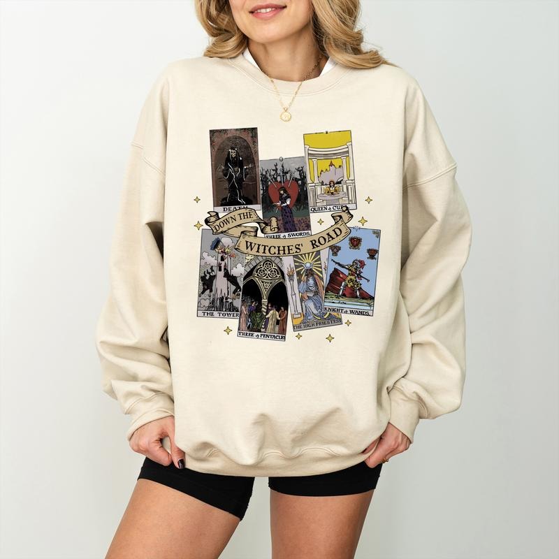 Agatha All Along Tarot Cards Sweatshirt, Agatha All Along Tarot Cards Shirt, Green Witch Queer Lesbians Tee