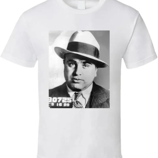 Al Capone Famous Mobster Gangster Mugshot T Shirt