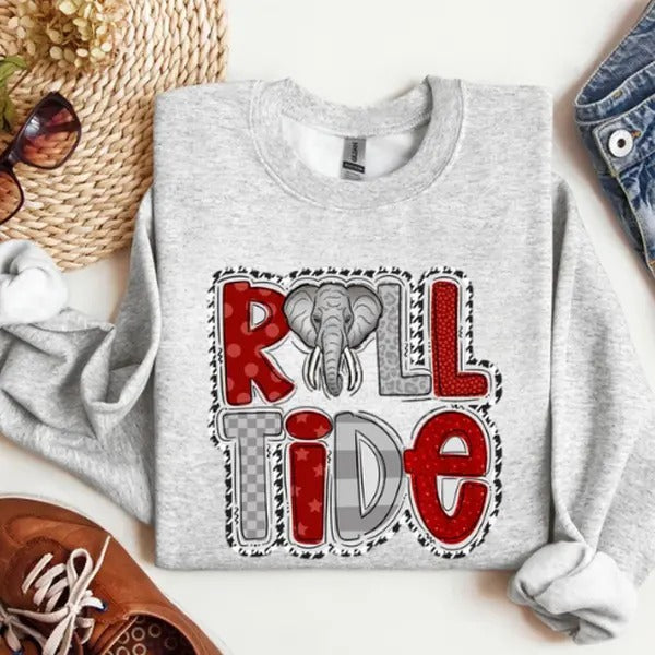 Alabama Sweatshirt, Hoodie Sports Game Day Retro Shirt, Alabaama Spiky hair fighters Shirt, Game Day, Spiky hair fighters...