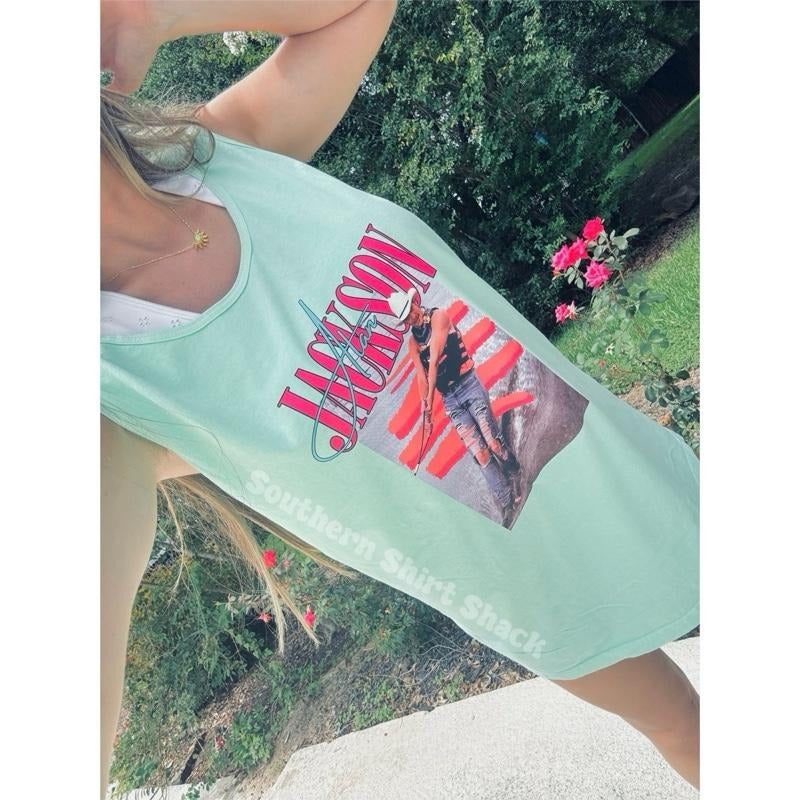 Alan Jackson Chattahoochee tank top  | island reef comfort colors tank top | Summer tank top