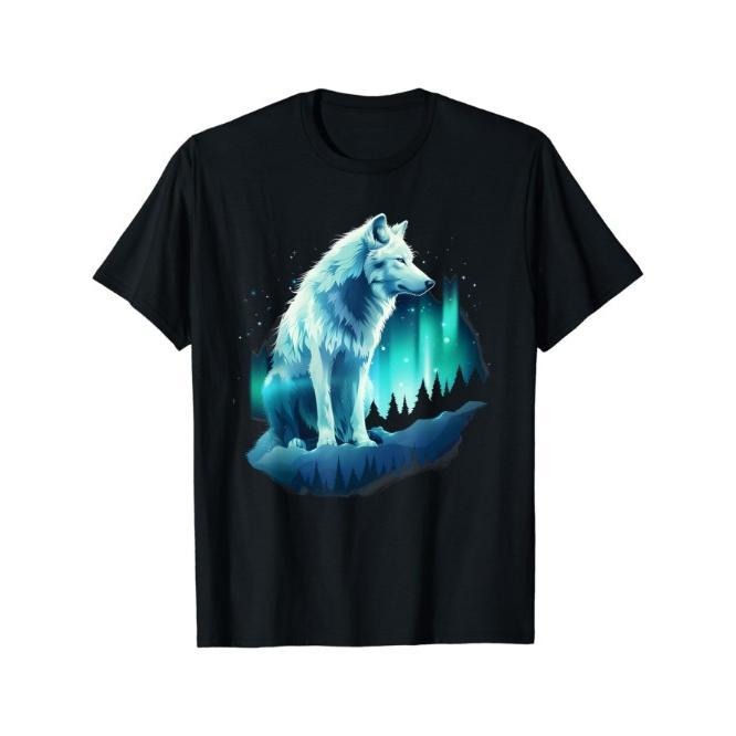 Alaska Arctic Up North White Wolf Lover T-Shirt Made in USA Hoodie, Sweatshirt | DripVista.com