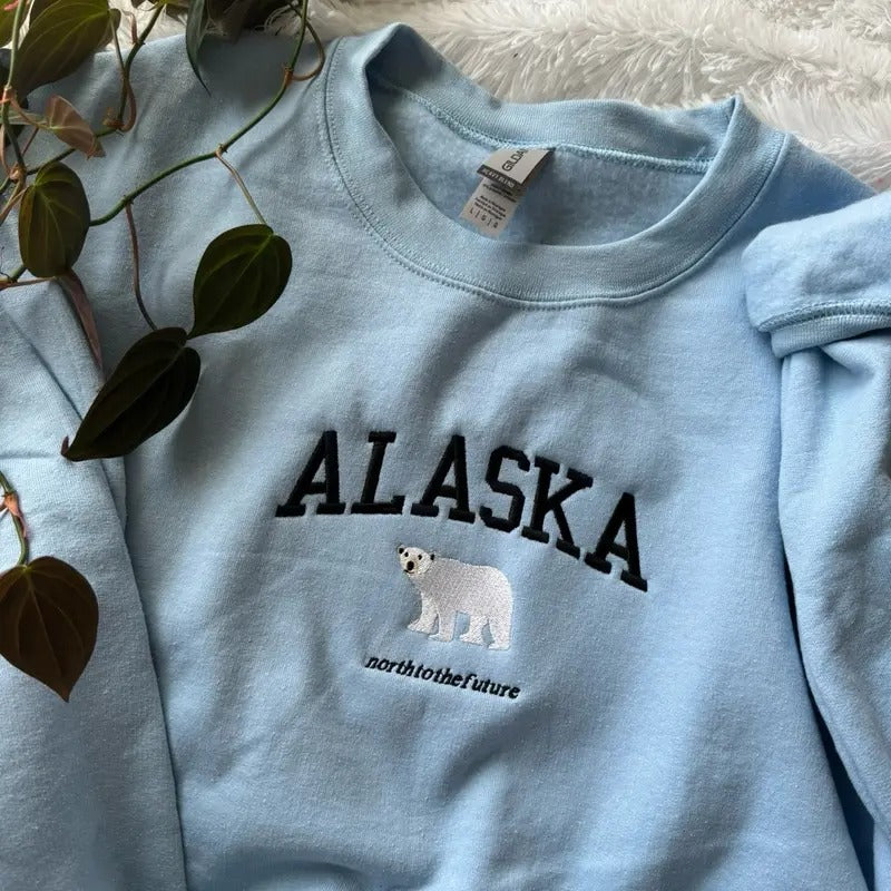 Alaska Embroidered Sweatshirt Unisex T-Shirts, Hoodie | DripVista.com