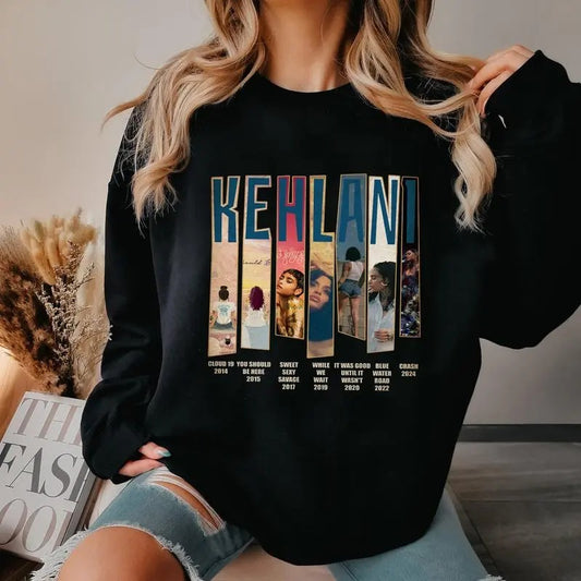 Albums From Past To Present Music Shirt, Concert Shirt For Fans, Kehlani Homage T Shirt, 90's Rap Concert Tee, Unisex Sweater Pullover Tee