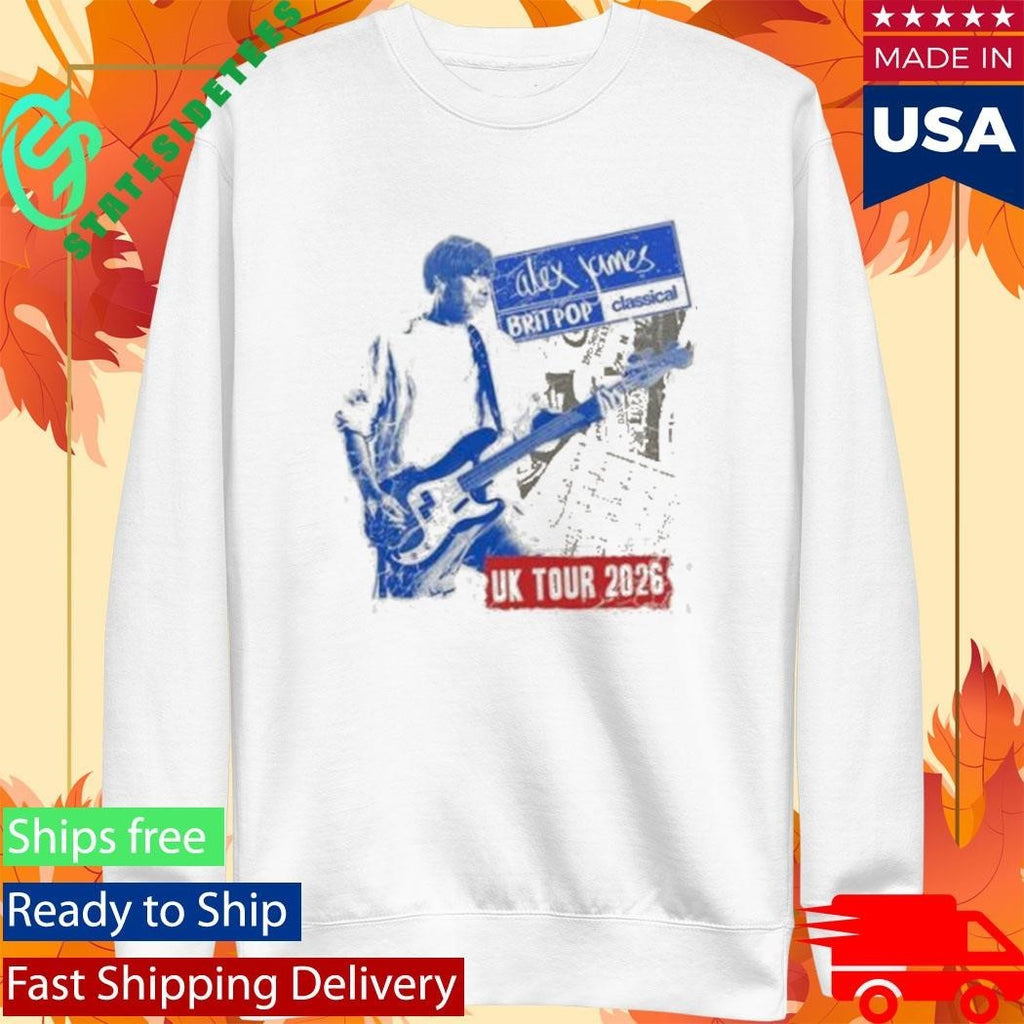 Alex James Britpop Classical Tour 2026 Shirt