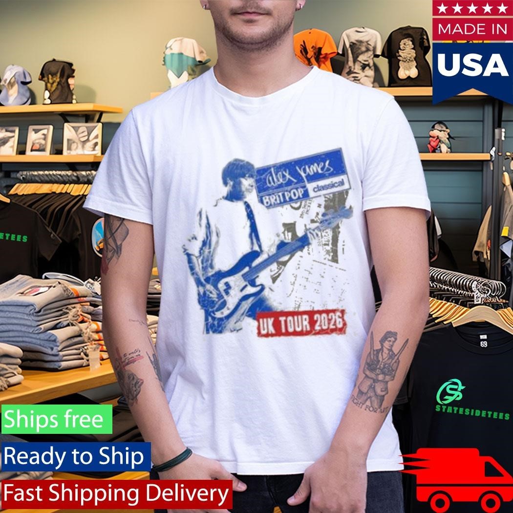 Alex James Britpop Classical Tour 2026 Shirt