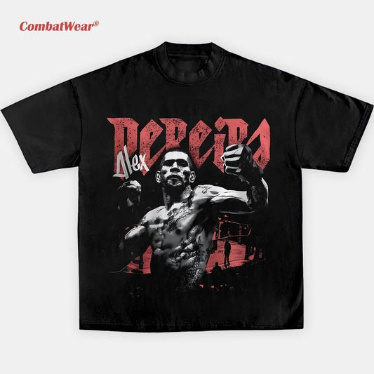 Alex Pereira Tee, Boxing T-shirt, UFC MMA Shirt, Gym Wear, Gift for Fighters, Sports Apparel style 02