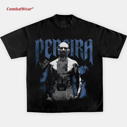 Alex Pereira Tee, Boxing T-shirt, UFC MMA Shirt, Gym Wear, Gift for Fighters, Sports Apparel