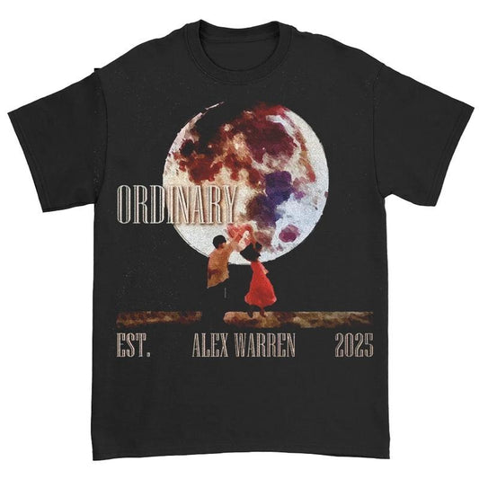 Alex Warren Ordinary Graphic T-Shirt, Unisex Soft Cotton Tee, Casual Stylish Music Top, Everyday Fanwear, Minimal Concert Merch