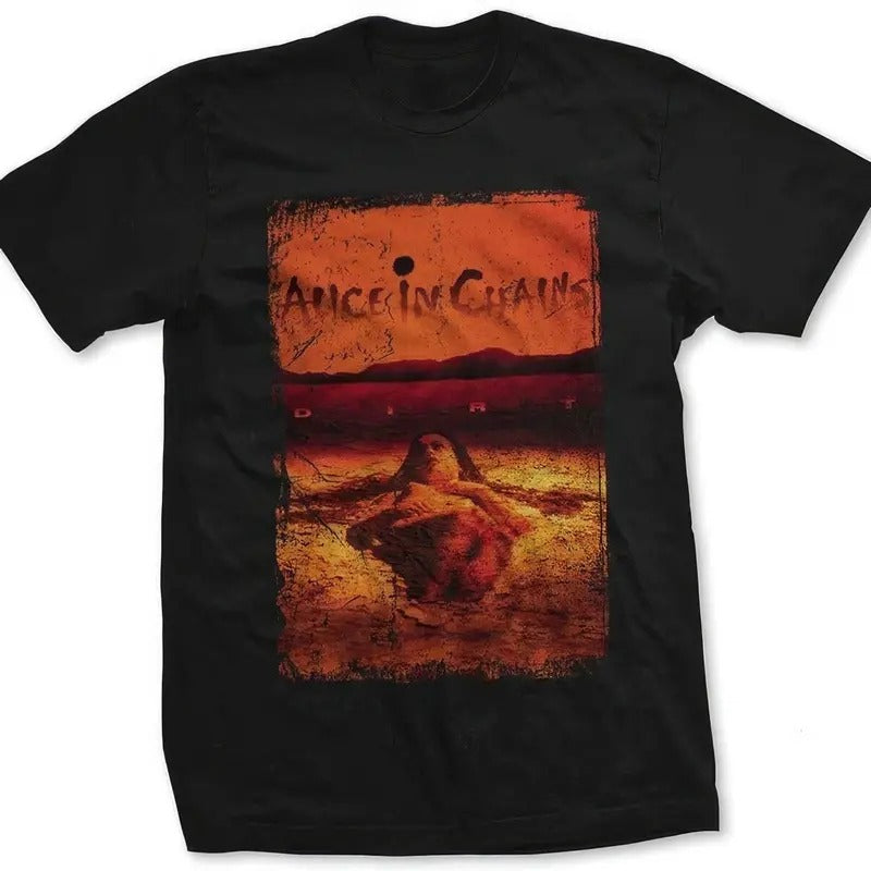 Alice In Chains 'Dirt' Album Cover Tee Remarkable T-Shirt Collection! !