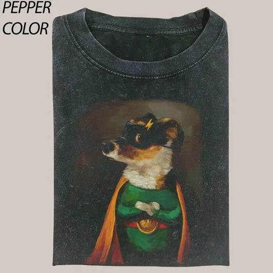 Alison Friend Canvas Wall Art-Super Dog Artworks Vintage Graphic Tee , Funny Dog Cute lovers Tee, graphic tees, meme shirts, Gift For him and her