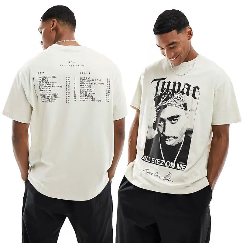 All Eyez On Me Tupac Shirt, Tupac Graphic Tee, Tupac Shakur Shirt, 2Pac Shirt, 90s Merch, Hip Hop 90s Legends Shirt, Rapper Shirt, Rapper Merch