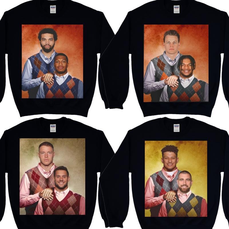 All Football Teams Step Brothers Crewneck Sweatshirt, Sweater for Football Fans