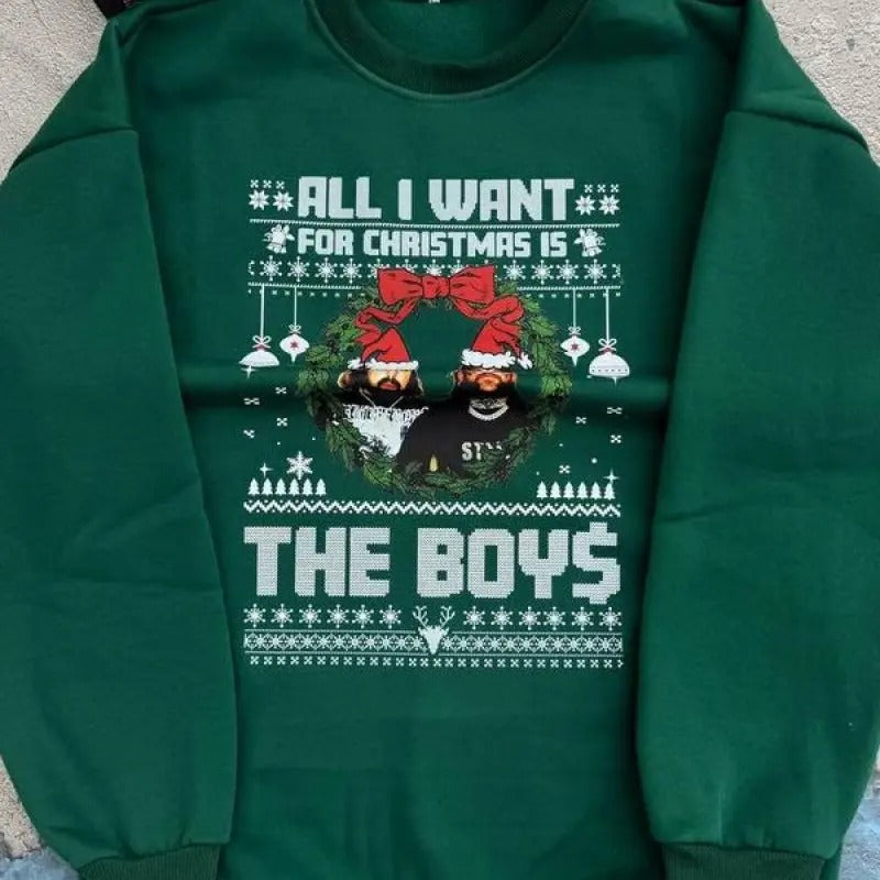 All I Want For Christmas is The Boys Shirt, Sweatshirt Hoodie | DripVista.com