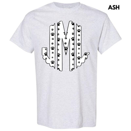 All Paws Monogram Gildan Short Sleeve T-Shirt 'NLB'