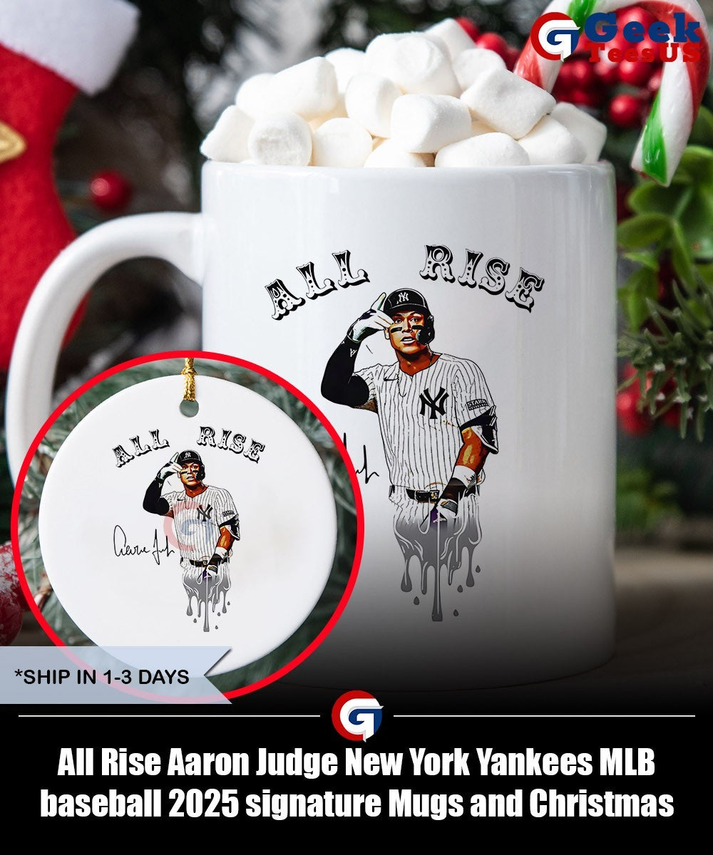 All Rise Aaron Judge New York Yankees MLB baseball 2025 signature shirt