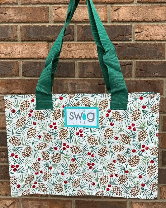All Spruced Up Laminated Tote Bag