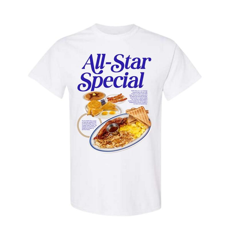All-Star Breakfast Unisex Tee Shirt Sweatshirts Hoodie - Full Size Full Color Classic Cotton | DripVista.com