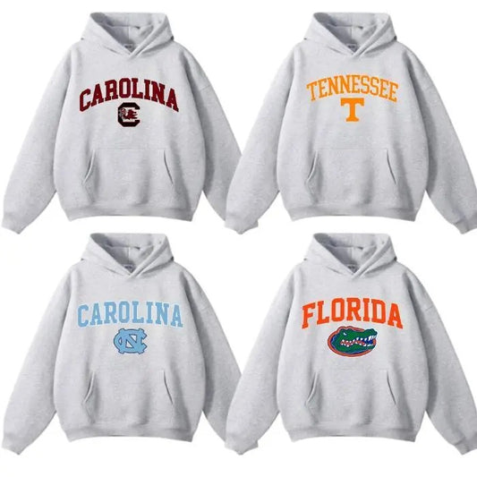All Teams NCAA Collection Unisex Crewneck Sport Grey Hoodie, All Teams Collection Hoodie, Gift For NCAA Fans, Cotton Casual For Sport Fan