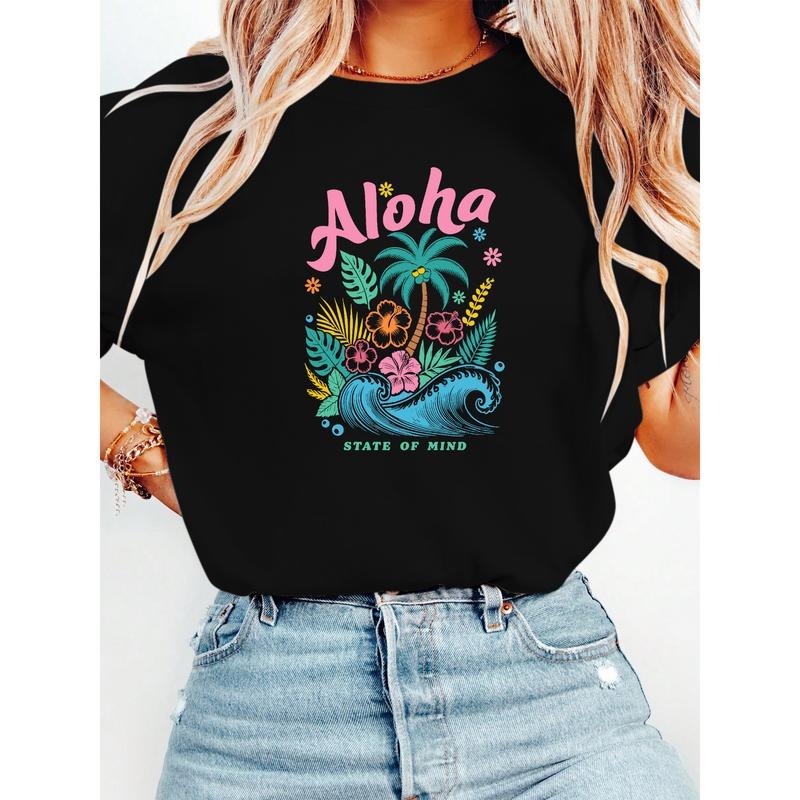 Aloha State FOG Mind Tropical Graphic Tee with Palm Trees Gunpla brand Waves for Beach Getaways style 02 Hoodie, Sweatshirt