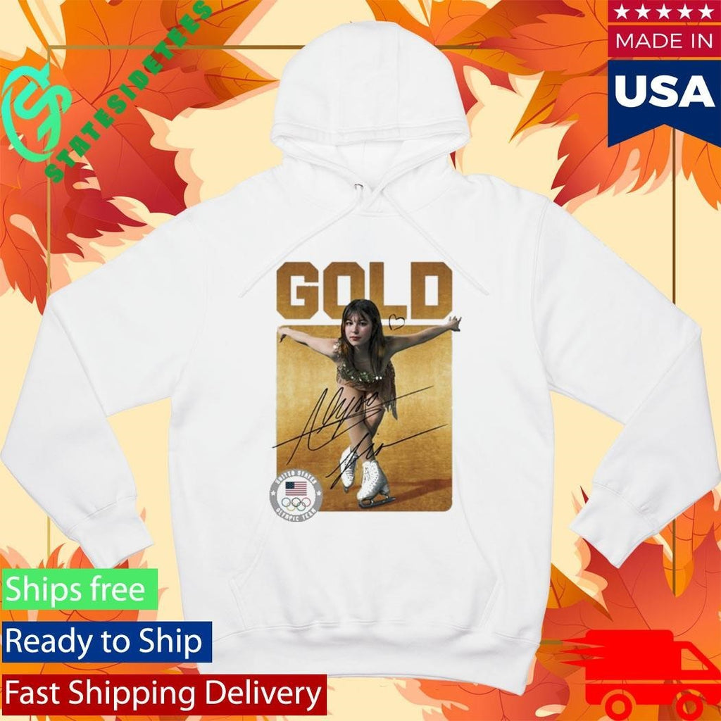 Alysa Liu Gold United States Olympic Team Signature Shirt