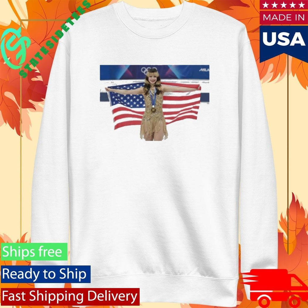 Alysa Liu New Olympic Women’s Skating Champion Team USA T-shirt