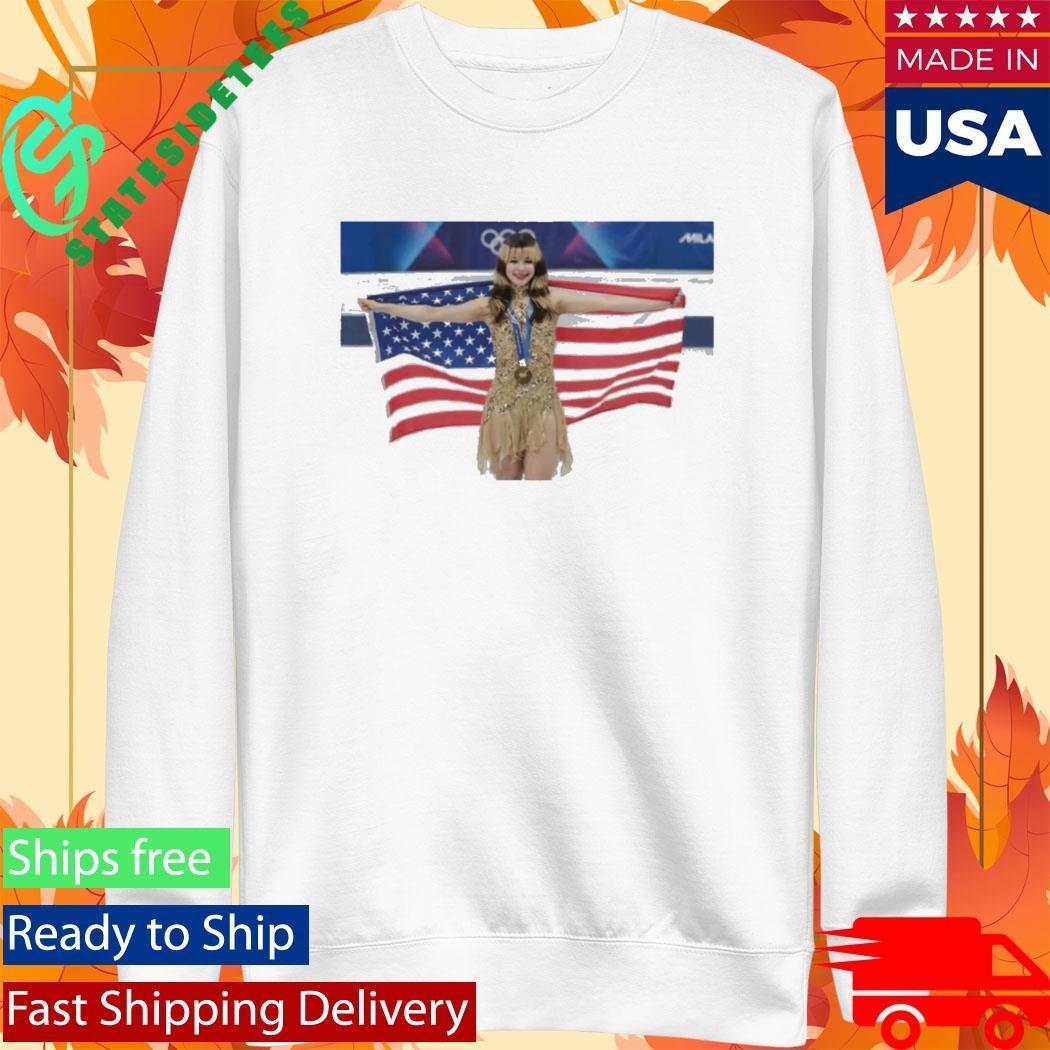 Alysa Liu New Olympic Women’s Skating Champion Team USA T-shirt