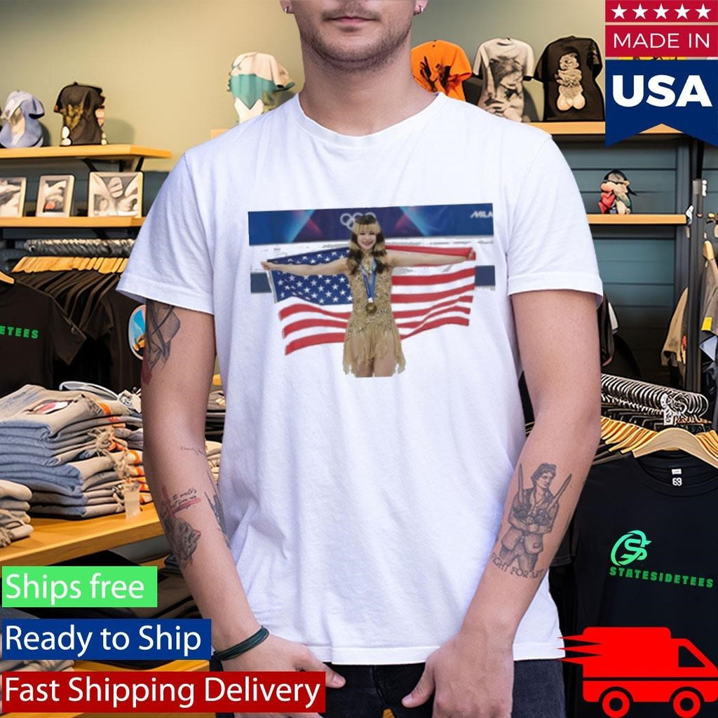 Alysa Liu New Olympic Women’s Skating Champion Team USA T-shirt