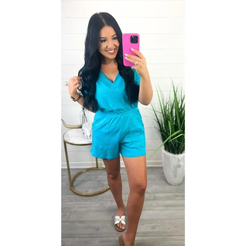 Amber V-Neck Romper T-Shirts, Hoodie, Sweatshirt | DripVista.com