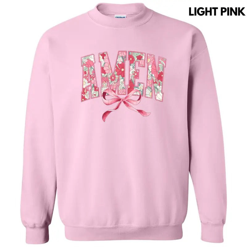 Amen Floral Coquette Sweatshirt