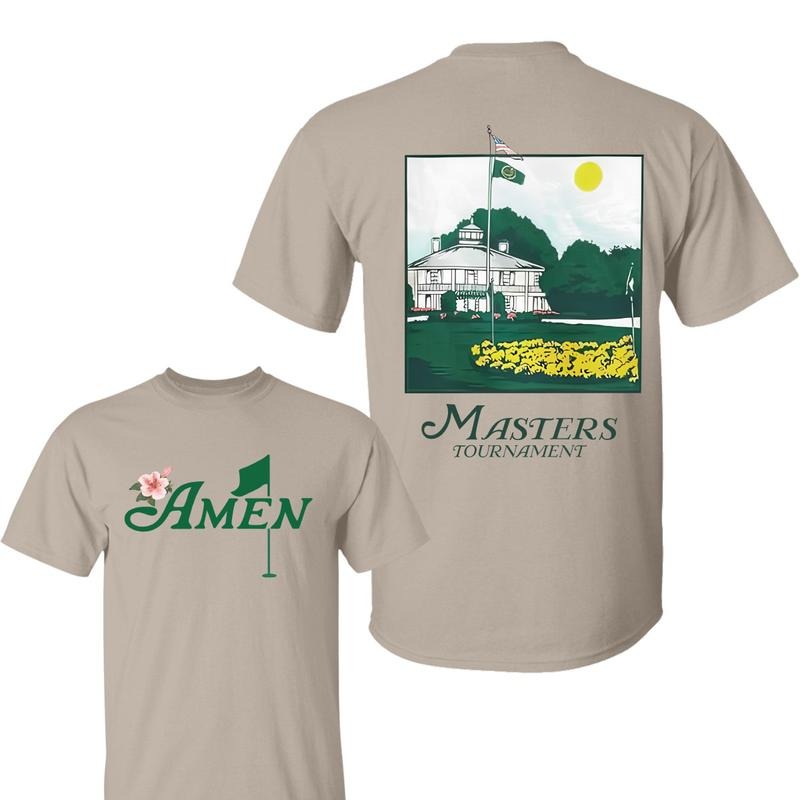 Amen Golf 2 Sided Shirt, 2025 Masters Tournament T-Shirt,  Masters Golf Tee, Graphic Tee Gifts for Men, For Women Hoodie,...
