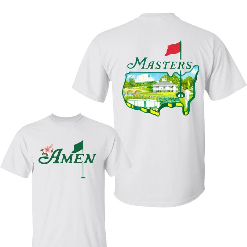 Amen Golf Master Shirt, 2025 Tournament T-Shirt,  Masters Golf Tee, Graphic Tee Gifts for Men, For Women