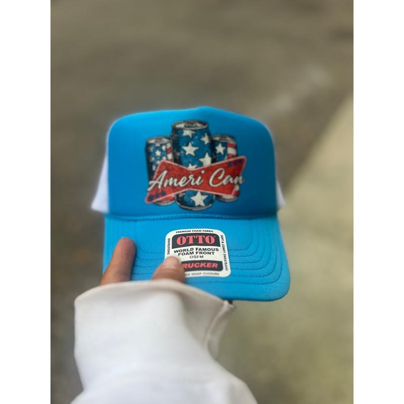 Ameri-Can Hat Blue