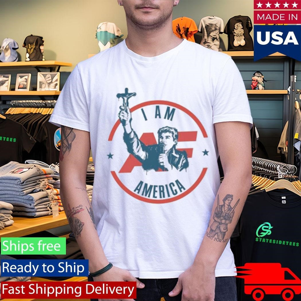 America First Crucifix T-Shirt
