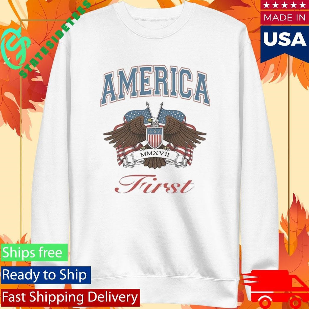America First Vintage Eagle Shirt