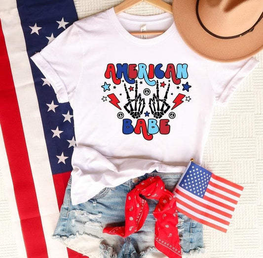 American Babe Shirt, Fourth Of July Shirt, American Shirts, 4th Of July, Patriotic Shirt,Patriotic Family Shirts,Memorial Freedom Shirt