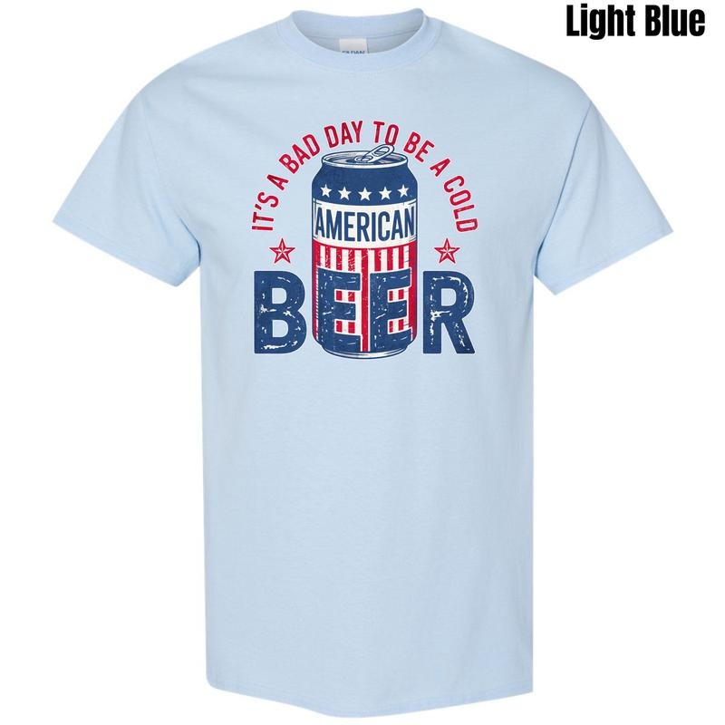 American Beer Bad Day Gildan Short Sleeve T-Shirt 'NLB' Hoodie, Sweatshirt | DripVista.com
