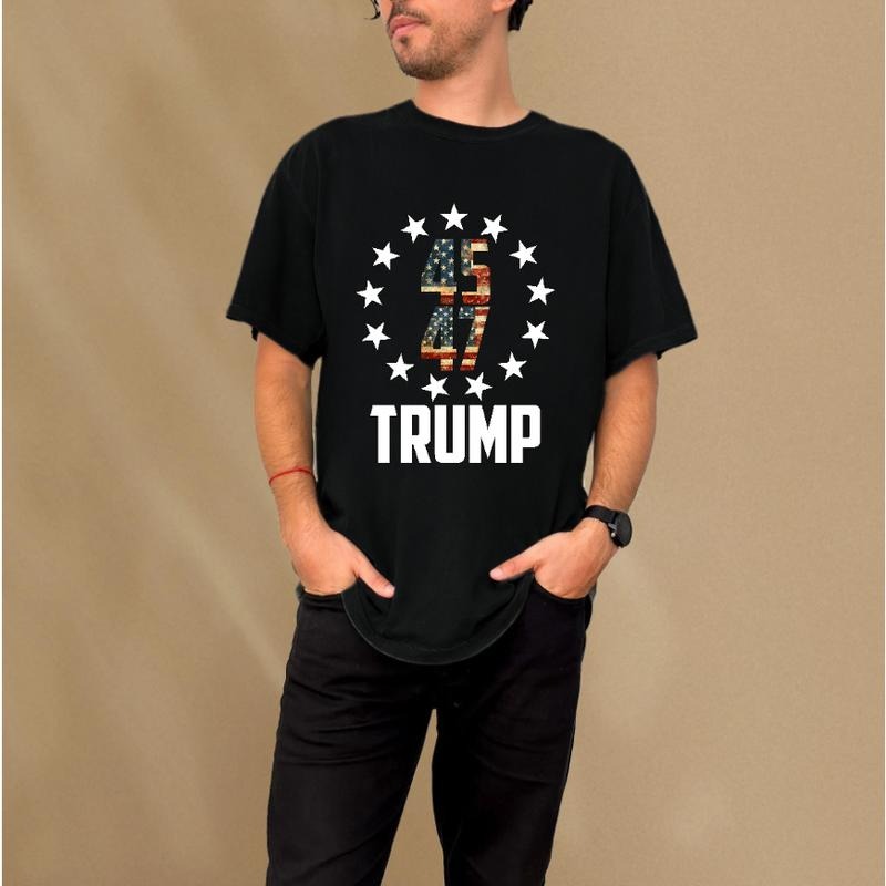 American Ex-President Trump 45th Lightsaber brand Banner Element 100% Cotton T-Shirts, Hoodie, Sweatshirt | DripVista.com