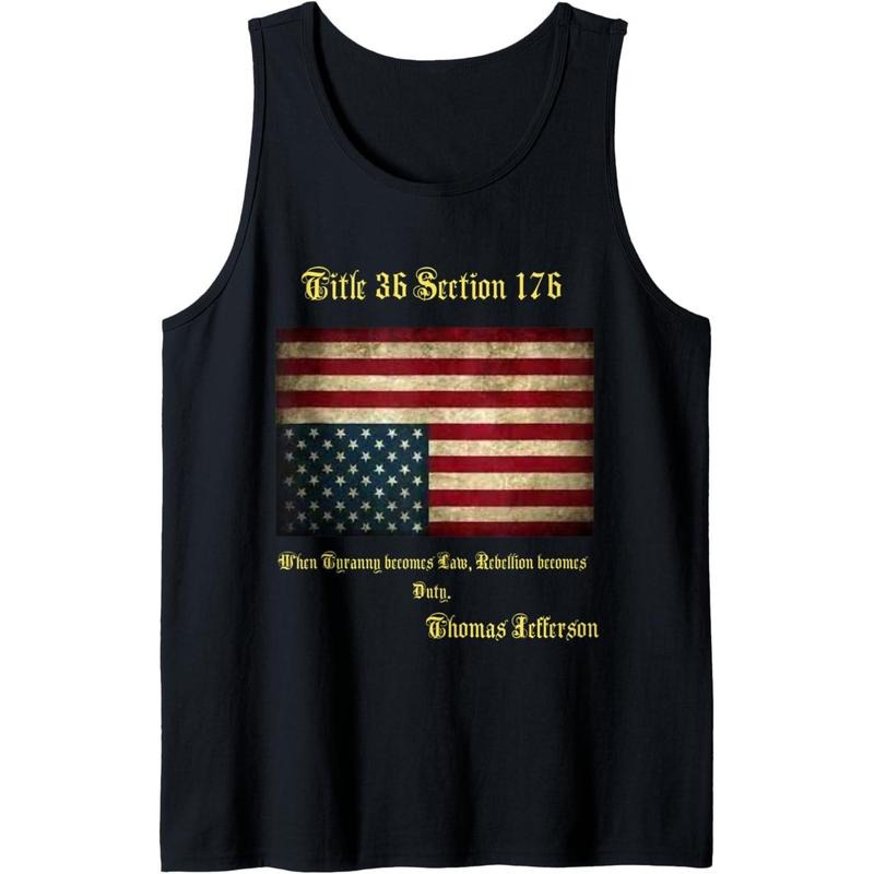 American Flag Distress Upside Down Thomas Jefferson Patriot Tank Top made in USA T-Shirts, Hoodie, Sweatshirt | DripVista.com